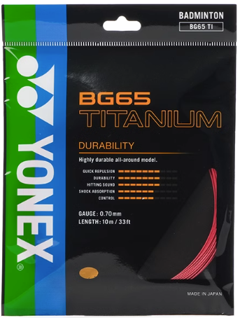 YONEX BG65 TITANIUM BADMINTON STRING