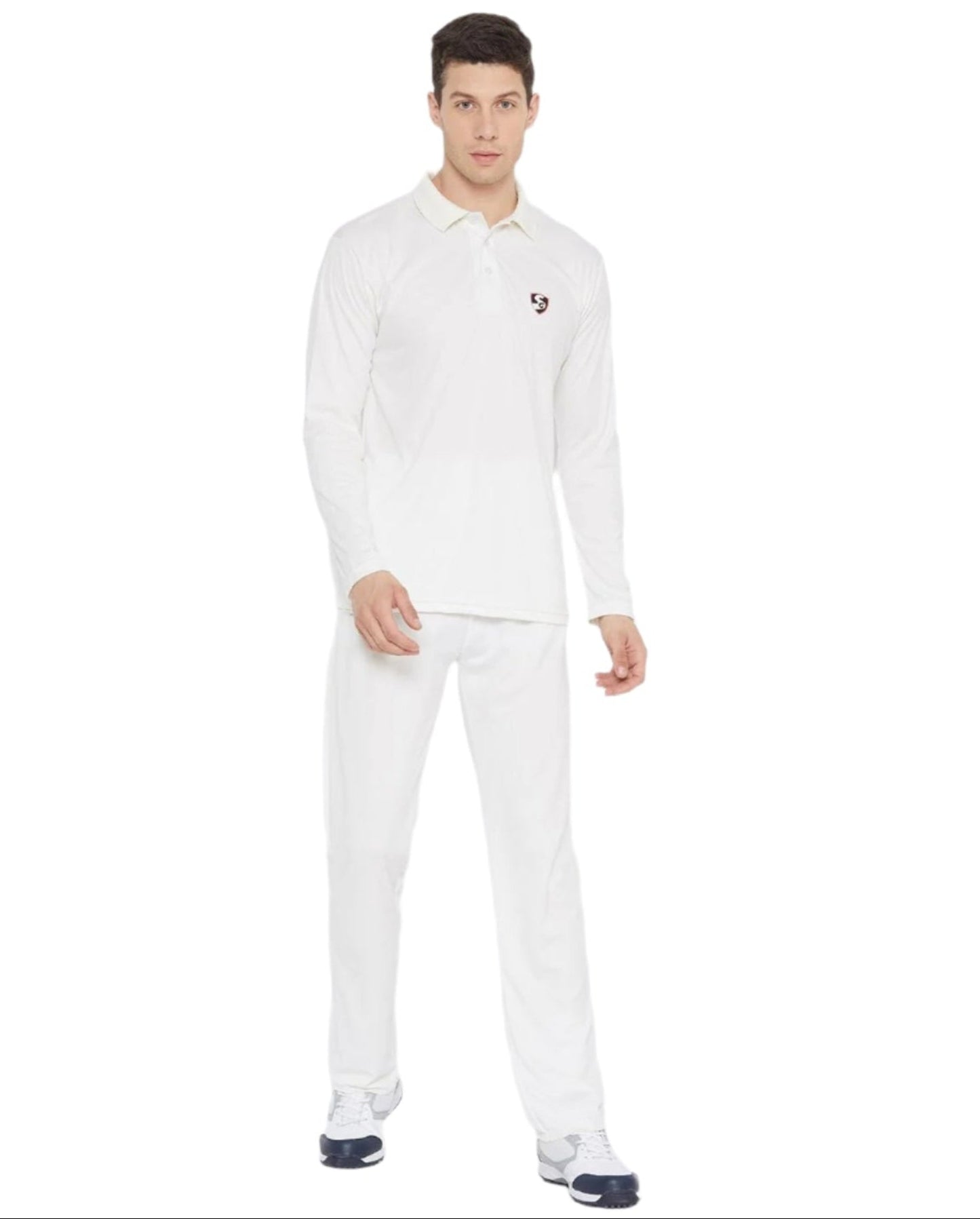 SG Club Full Sleeve Combo Cricket Whites
