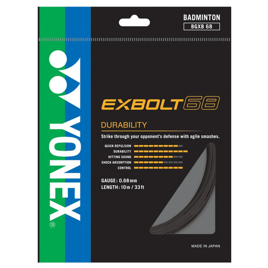 YONEX BG EXBOLT 68 BADMINTON STRING