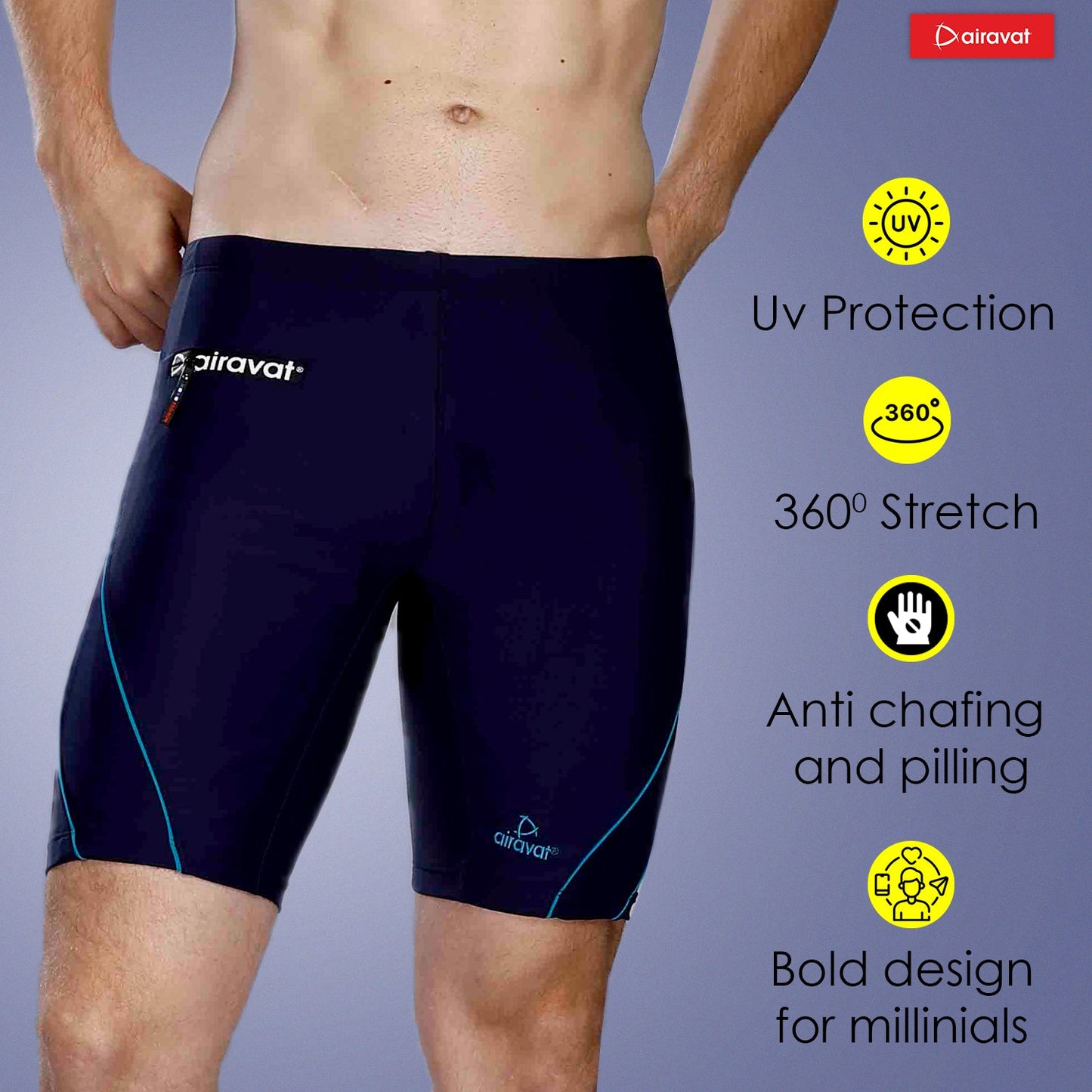 Airavat Calder 1510 Men's Swimming Jammer