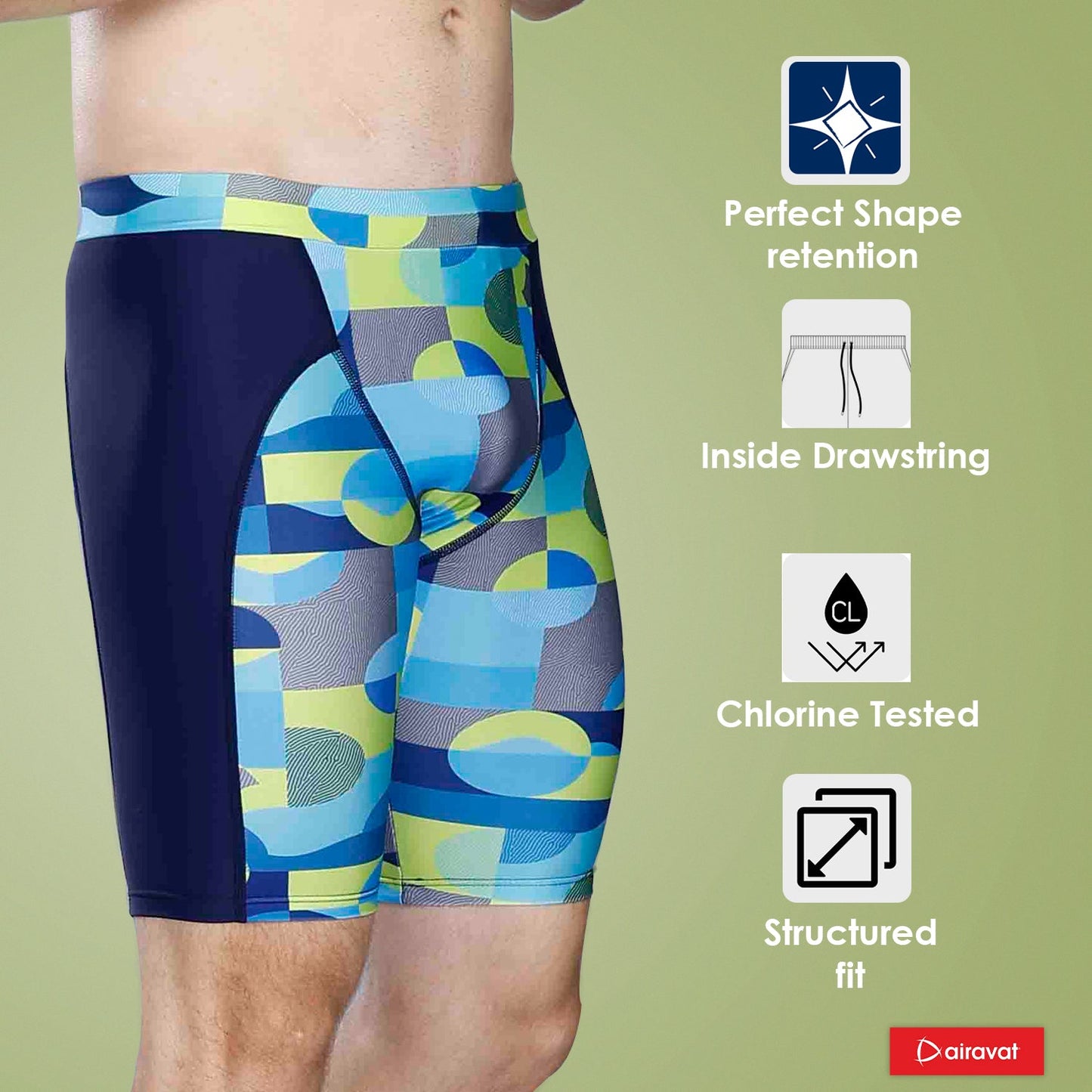 Airavat ORCA 1511 Men's Swimming Jammer