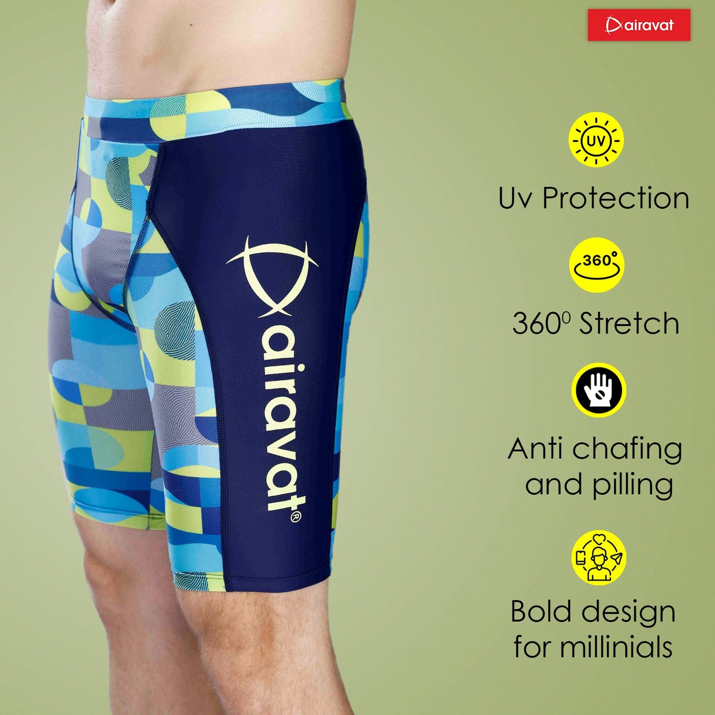 Airavat ORCA 1511 Men's Swimming Jammer
