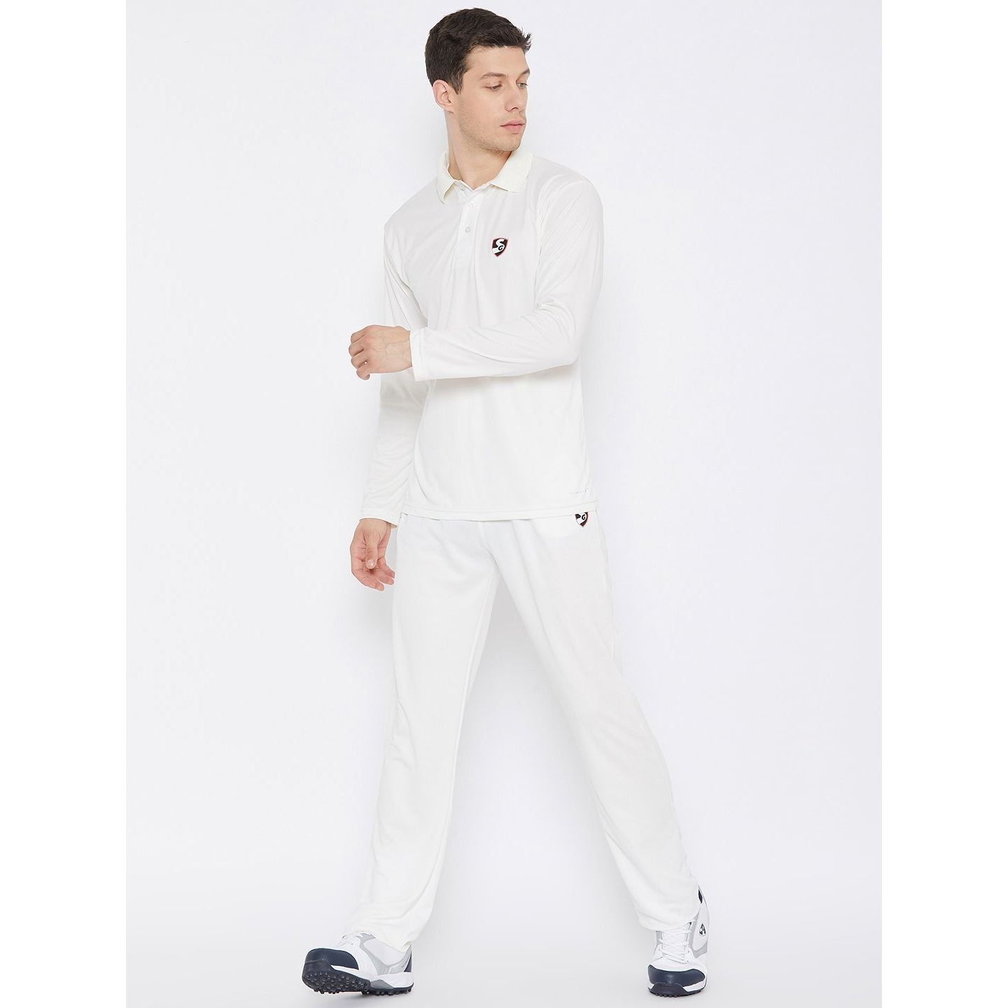 SG Club Full Sleeve Combo Cricket Whites