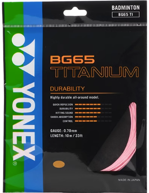 YONEX BG65 TITANIUM BADMINTON STRING