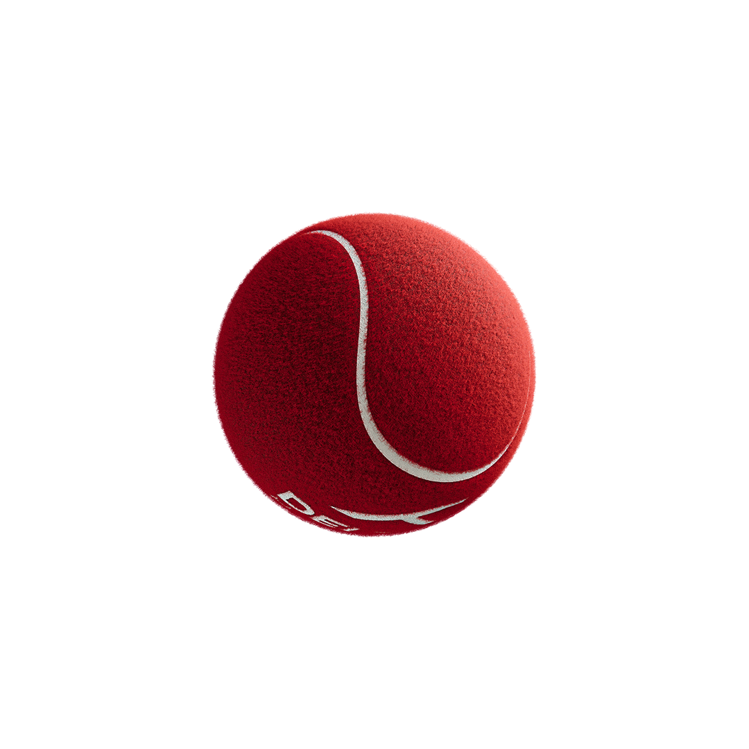 HUNDRED DELTA 6 HEAVY GREEN CRICKET TENNIS BALL