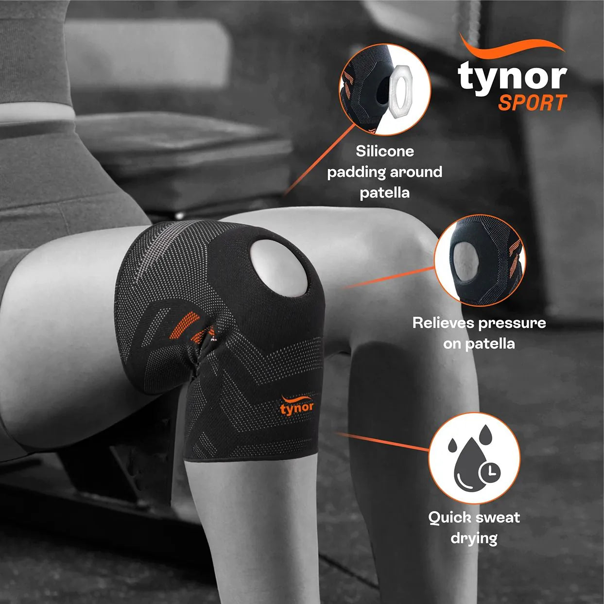 Tynor Knee Cap Air Pro Open Patella