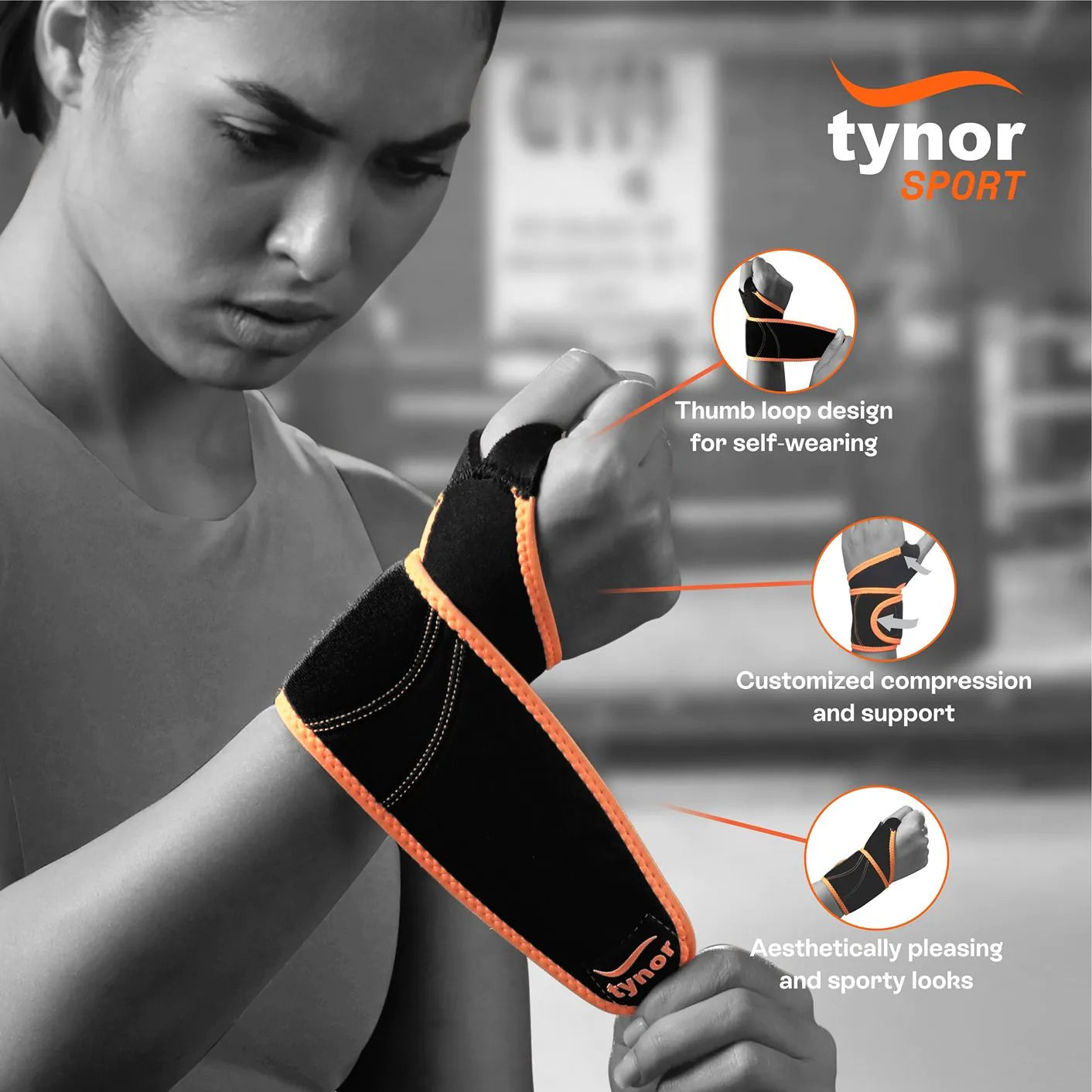 Wrist Support With Thumb Loop (Neo)