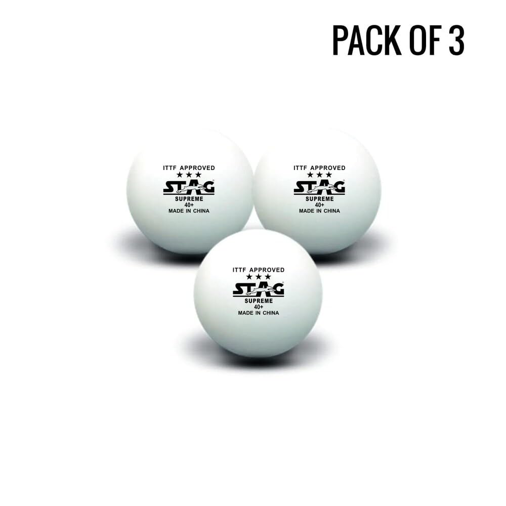 STAG SUPREME 3 STAR TABLE TENNIS BALL