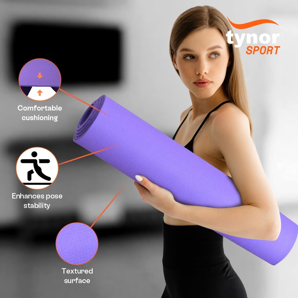 Tynor Yoga Mat Eva, 8MM, 1 Unit