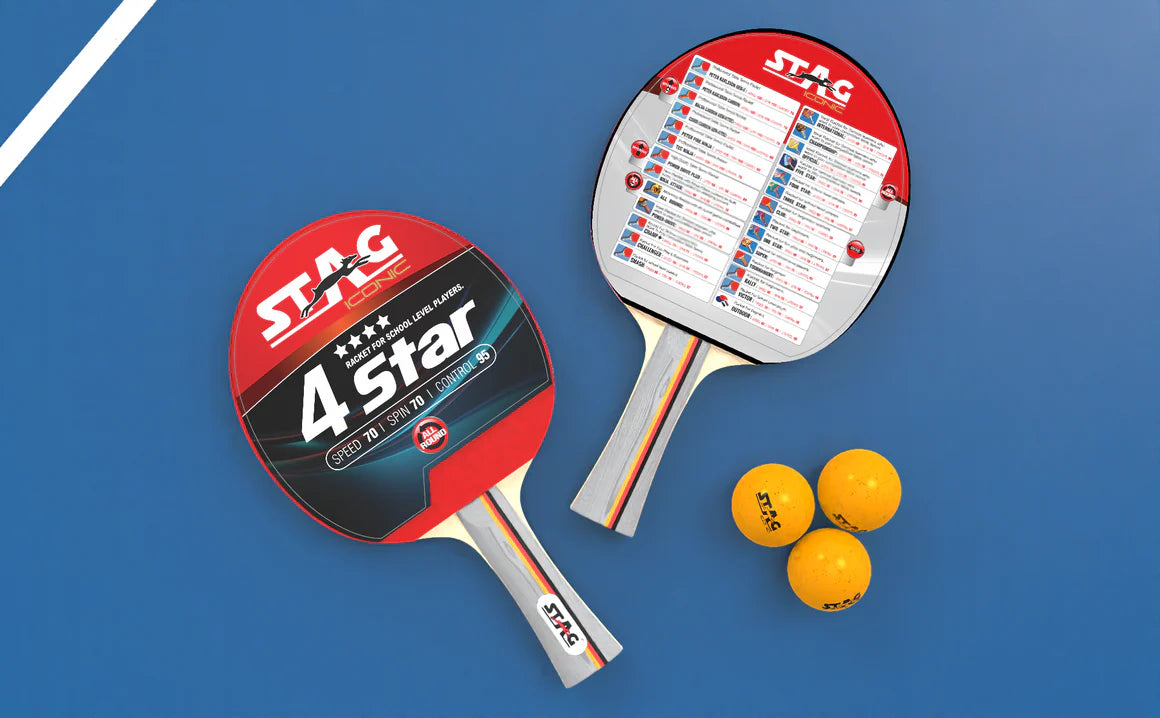 Stag Iconic 4 Star Table Tennis Playset