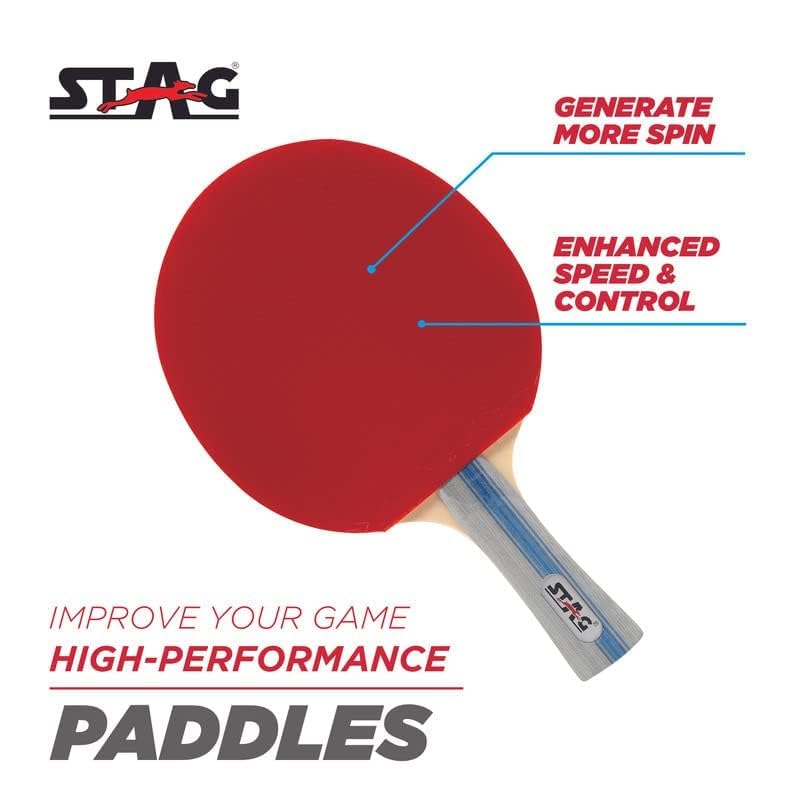 Stag 4 Star Table Tennis Playset (2 Racket with 3 Balls)