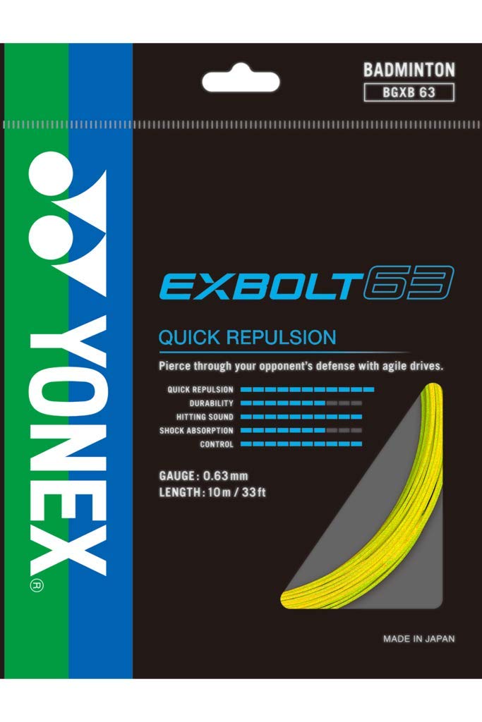 YONEX BG EXBOLT 63 BADMINTON STRING
