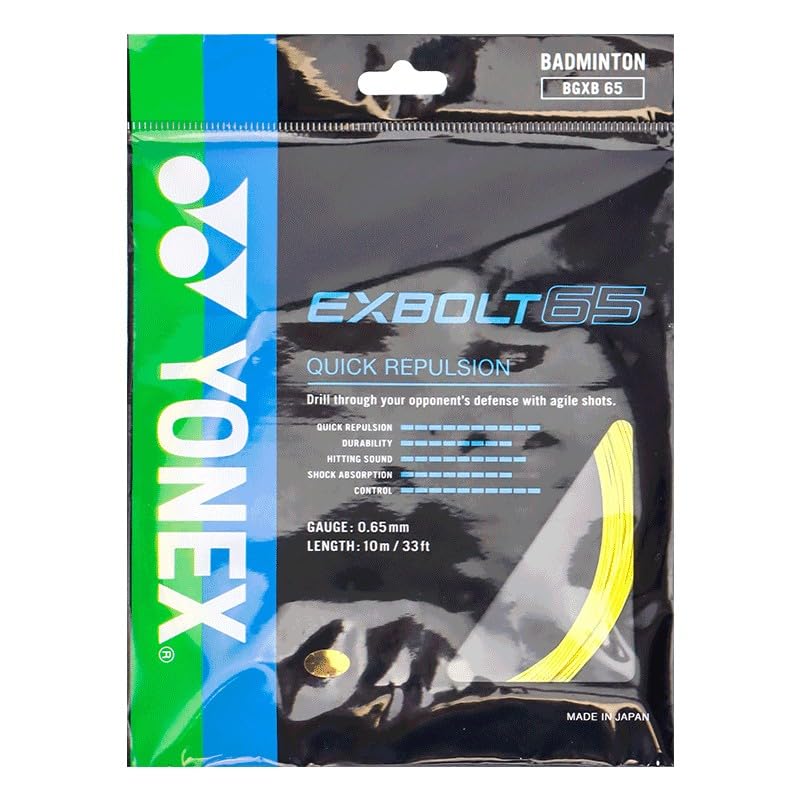 YONEX BG EXBOLT 65 BADMINTON STRING