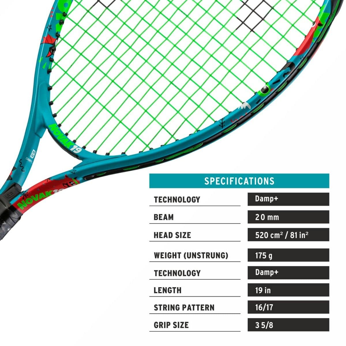 HEAD Novak 19 Junior Tennis Racquet