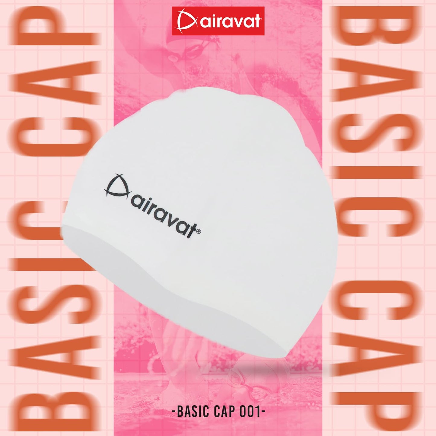 AIRAVAT BASIC SWIMMING CAP-001