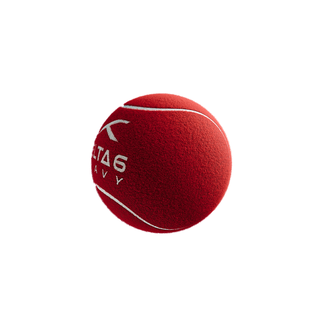 HUNDRED DELTA 6 HEAVY GREEN CRICKET TENNIS BALL