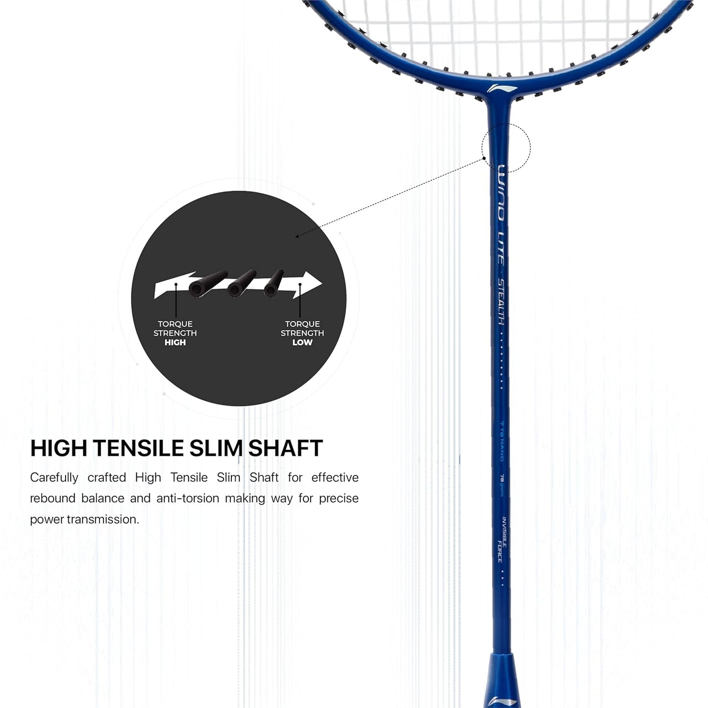 LINING Wind Lite Stealth BADMINTON RACQUET