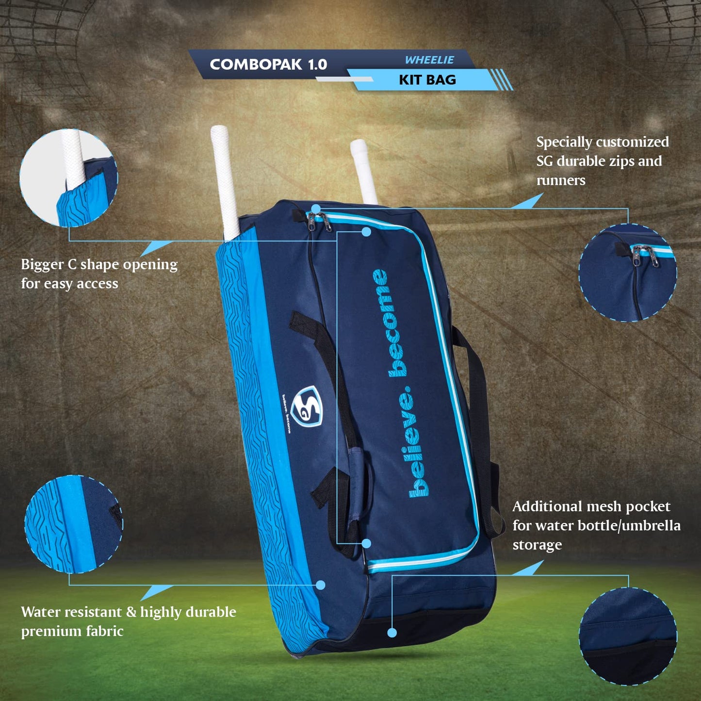 Kit Bag SG COMBOPAK 1.0 WHEELIE