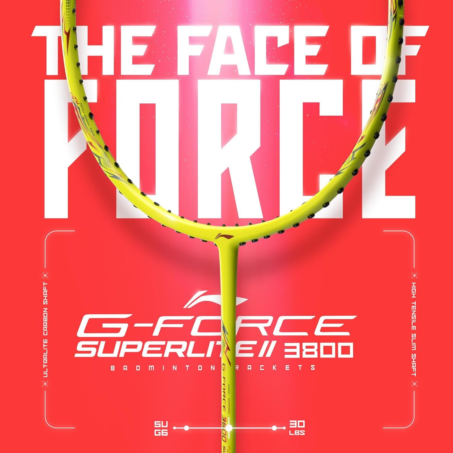 LINING G-Force 3800 Superlite II BADMINTON RACQUET