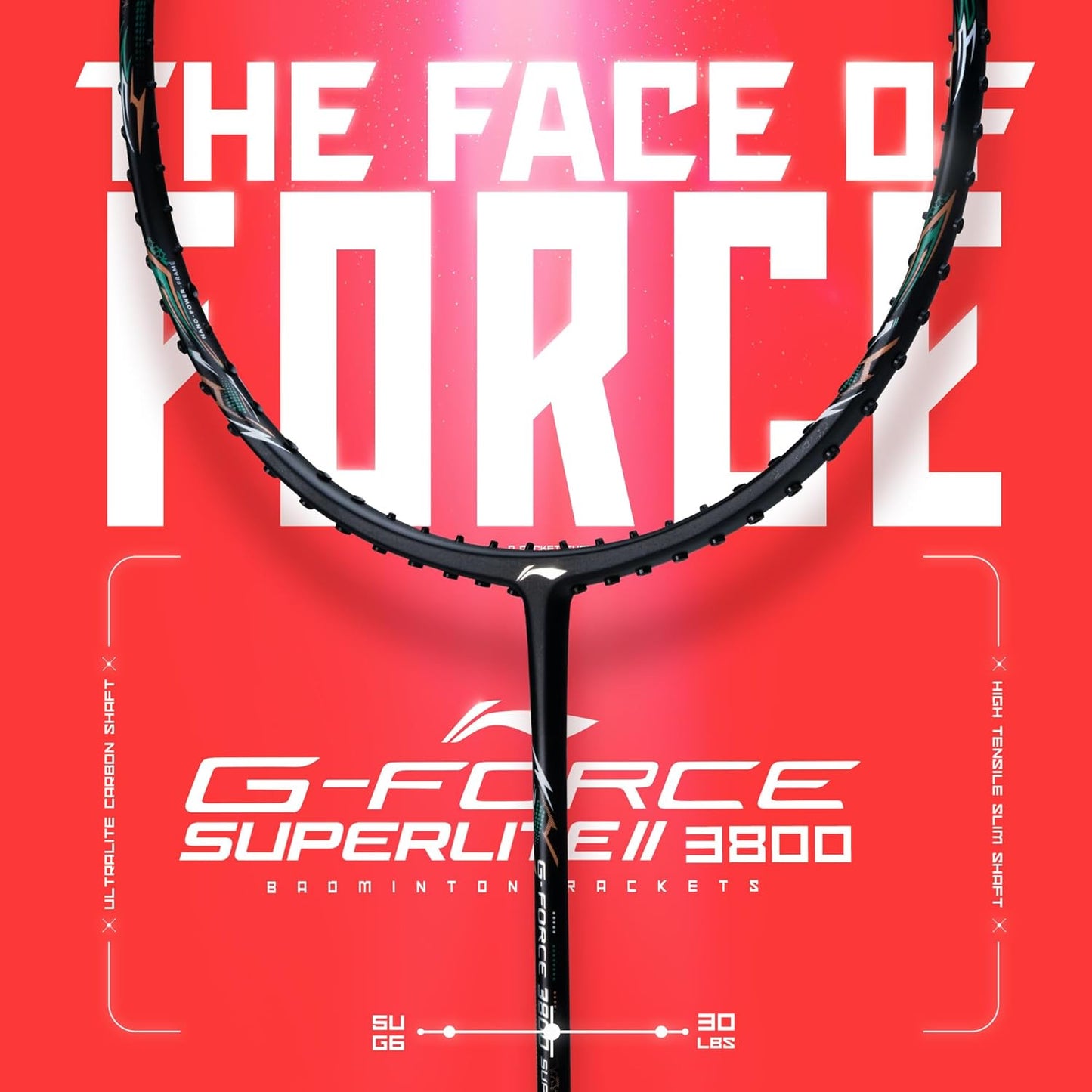 LINING G-Force 3800 Superlite II BADMINTON RACQUET