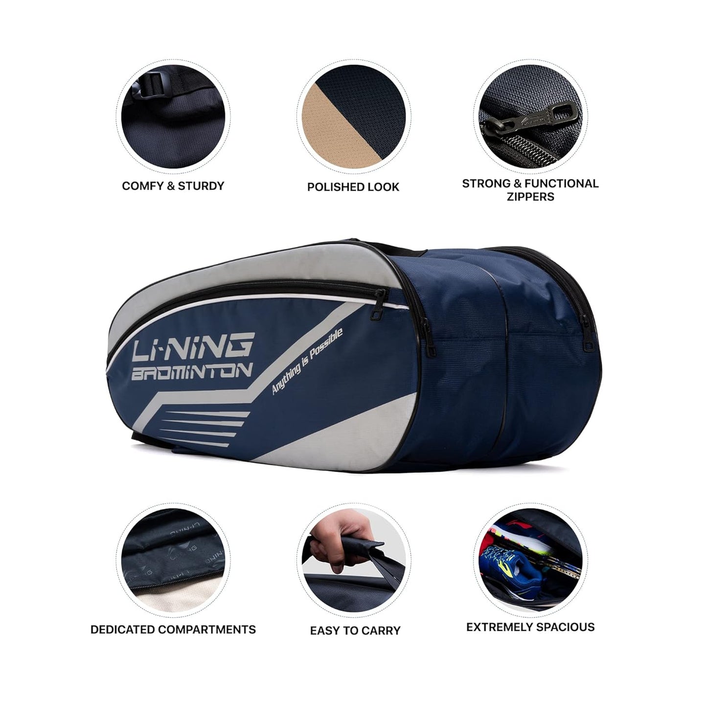 Li-Ning ABDS683 Hot Shot Badminton Kit Bag