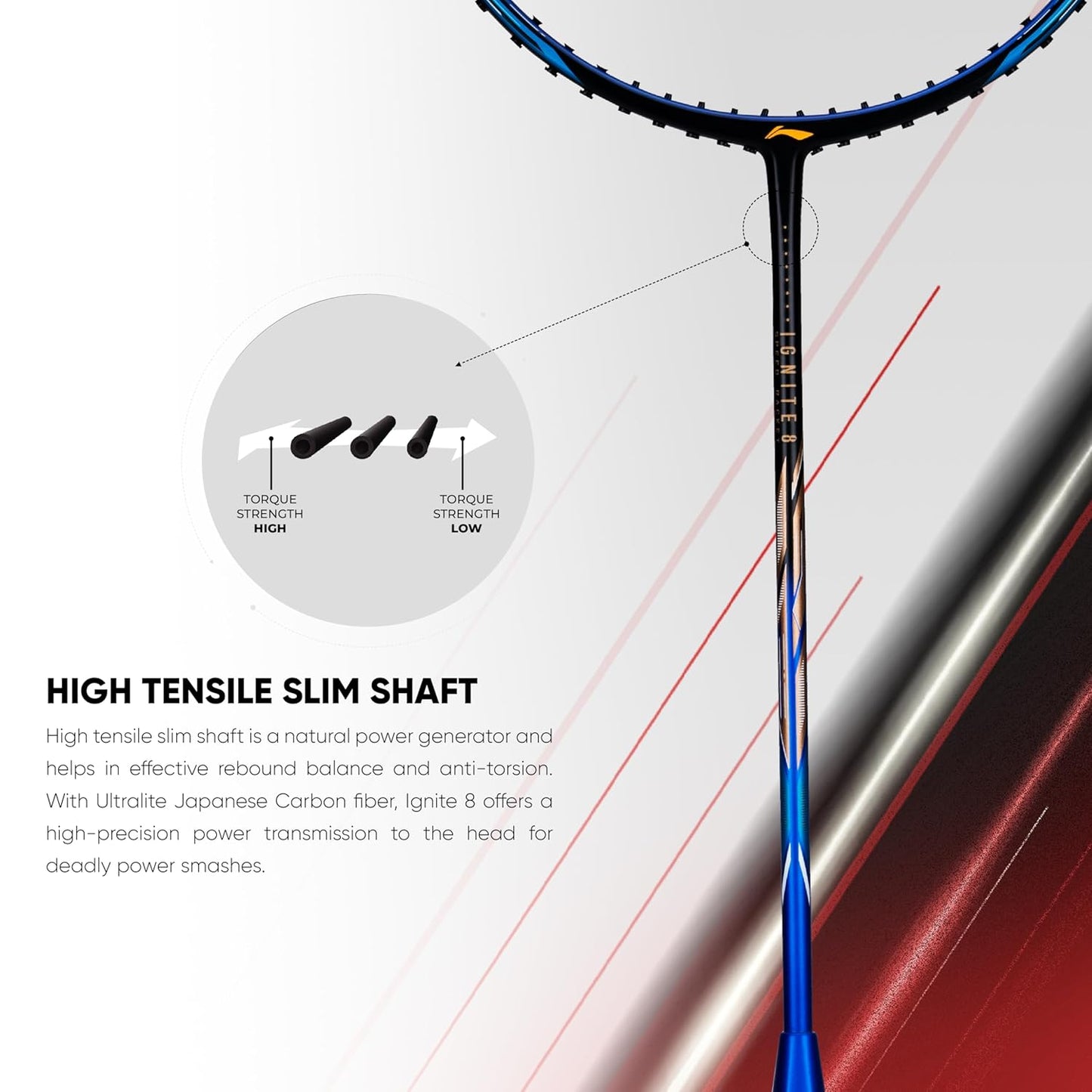 LINING IGNITE 8 BADMINTON RACQUET
