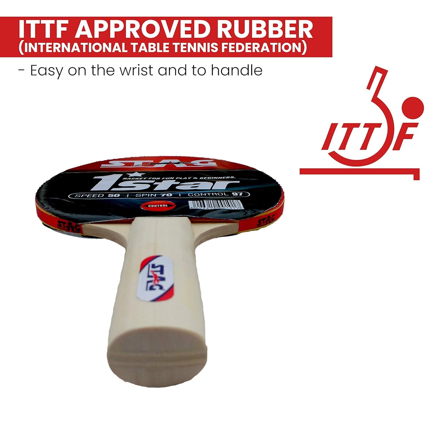 STAG GLOBAL 1 Star Table Tennis Racket