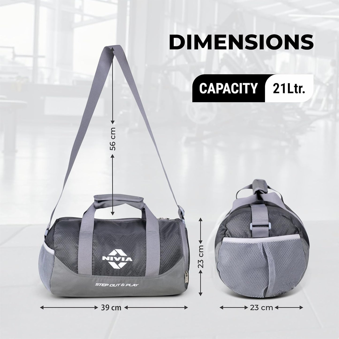 Nivia Beast Gym Bag - 4