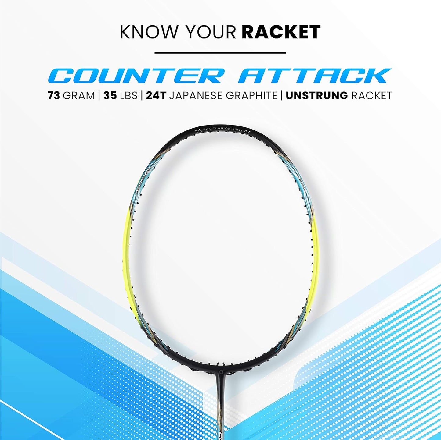 APACS COUNTER ATTACK 4U BADMINTON RACQUET