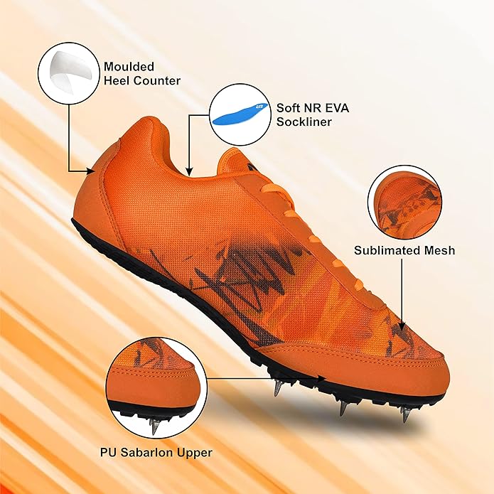 Nivia Zion-1 Running Spikes Shoes