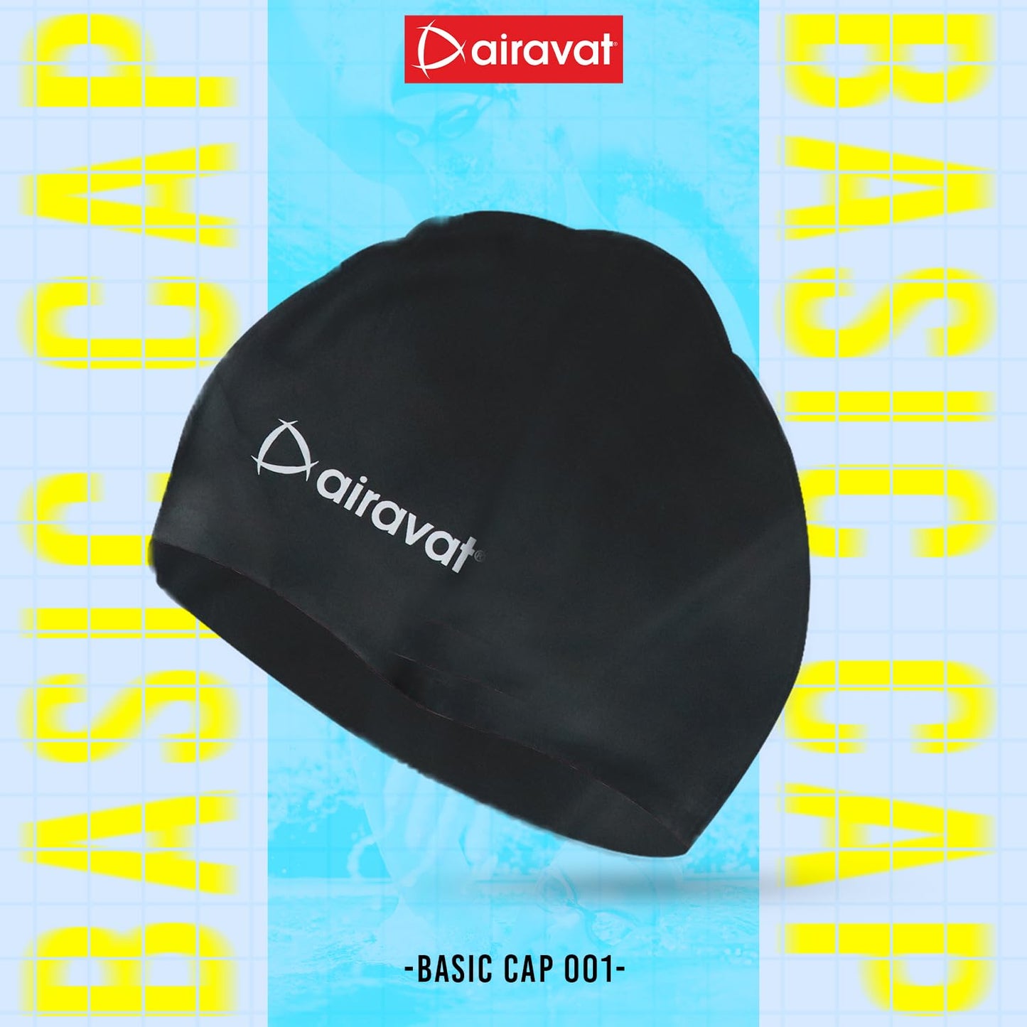 AIRAVAT BASIC SWIMMING CAP-001