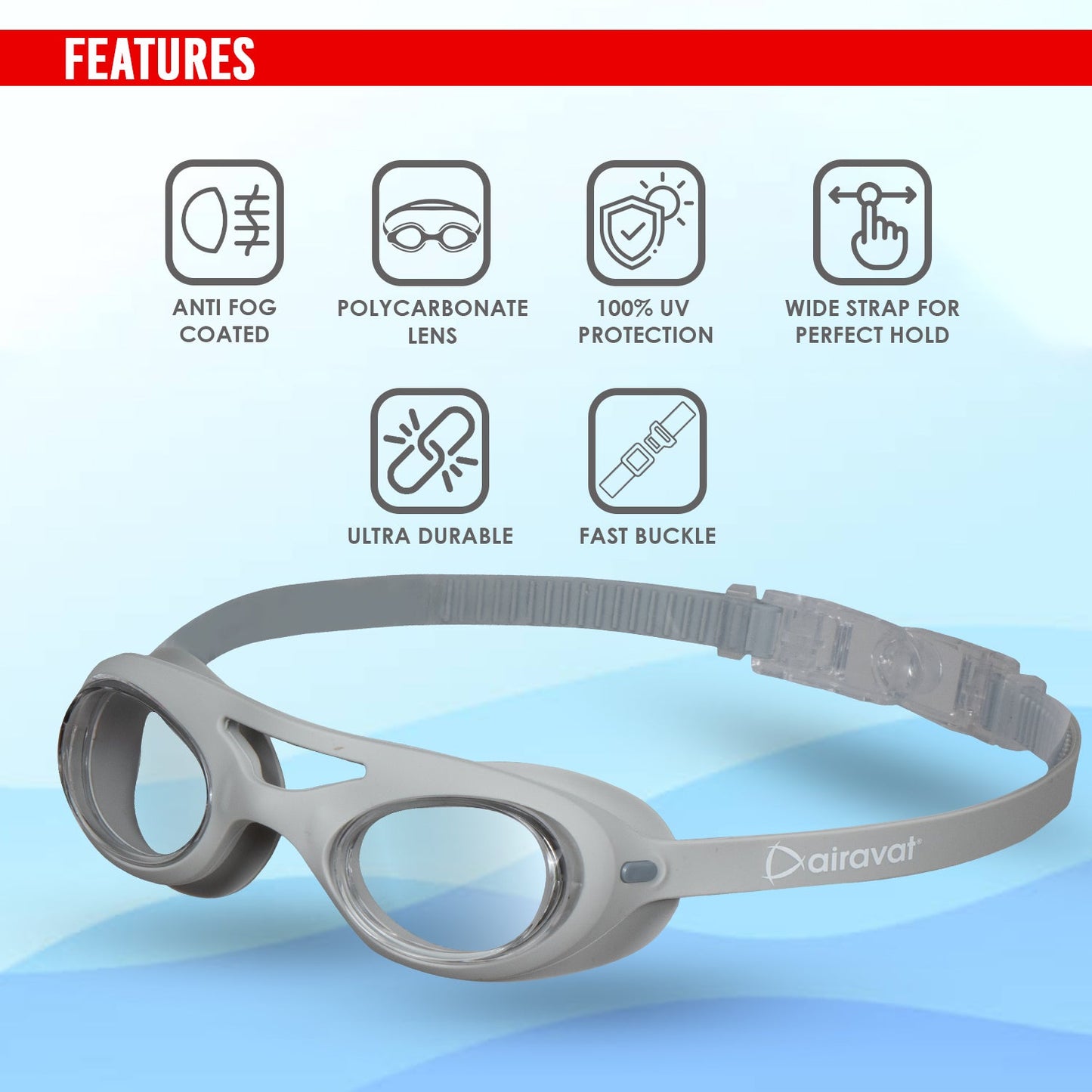 Airavat Diveon 1006 Swimming Goggle