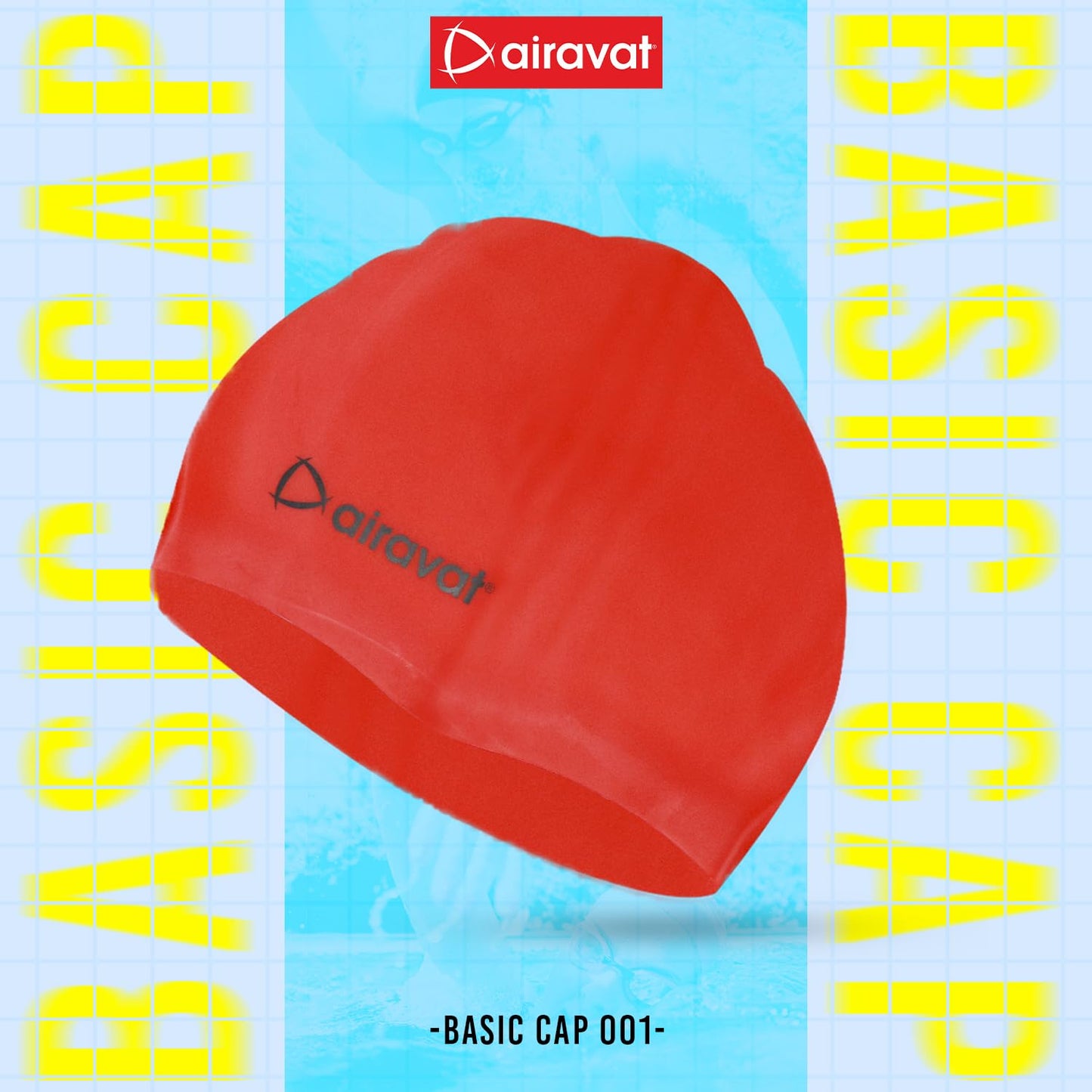 AIRAVAT BASIC SWIMMING CAP-001