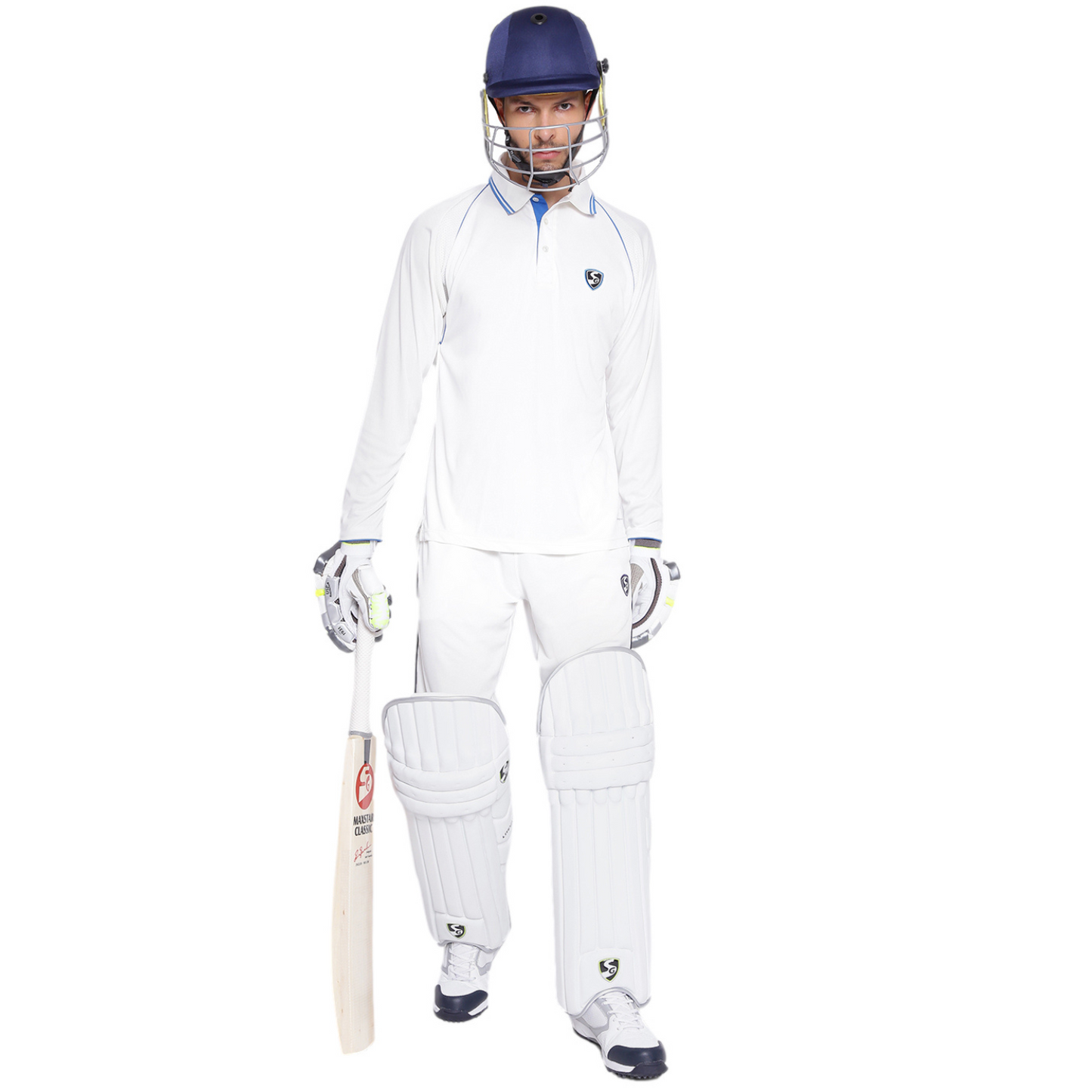 SG Premium 2.0 Full Sleeve Cricket Shirt Whites