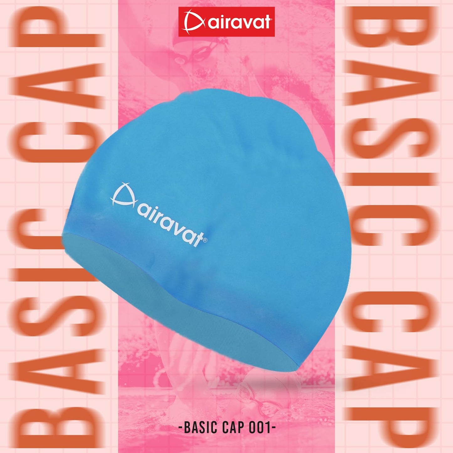 AIRAVAT BASIC SWIMMING CAP-001