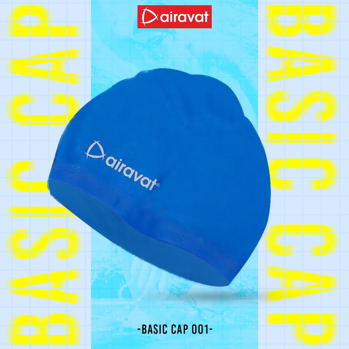AIRAVAT BASIC SWIMMING CAP-001