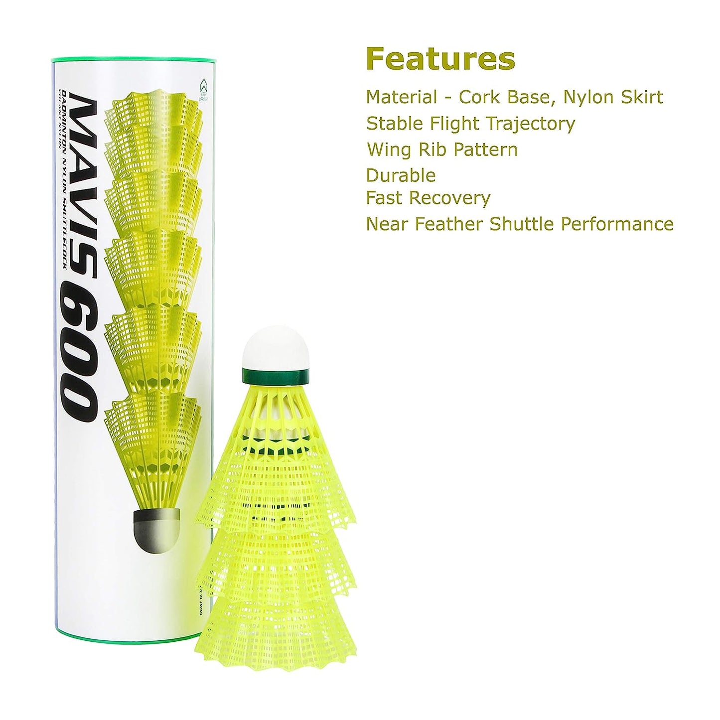 YONEX MAVIS 600 BADMINTON SHUTTLECOCK
