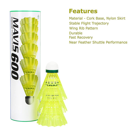 YONEX MAVIS 600 BADMINTON SHUTTLECOCK