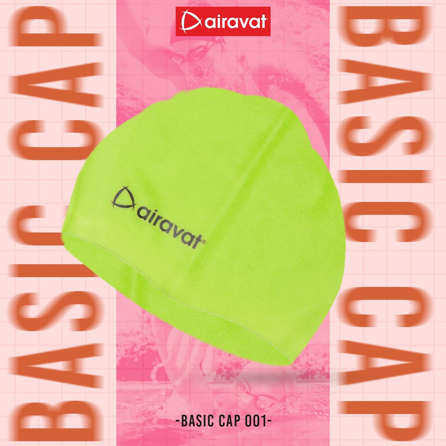 AIRAVAT BASIC SWIMMING CAP-001