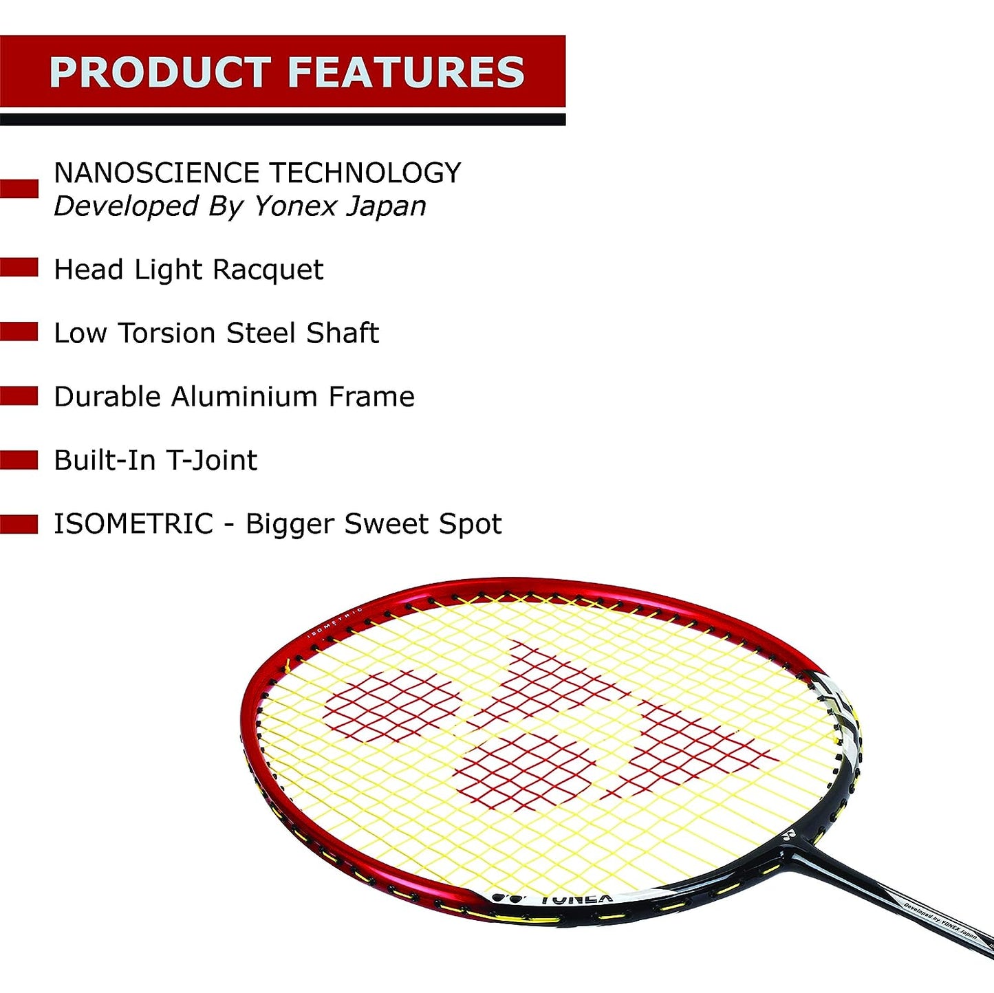 YONEX NANORAY 6000I BADMINTON RACQUET