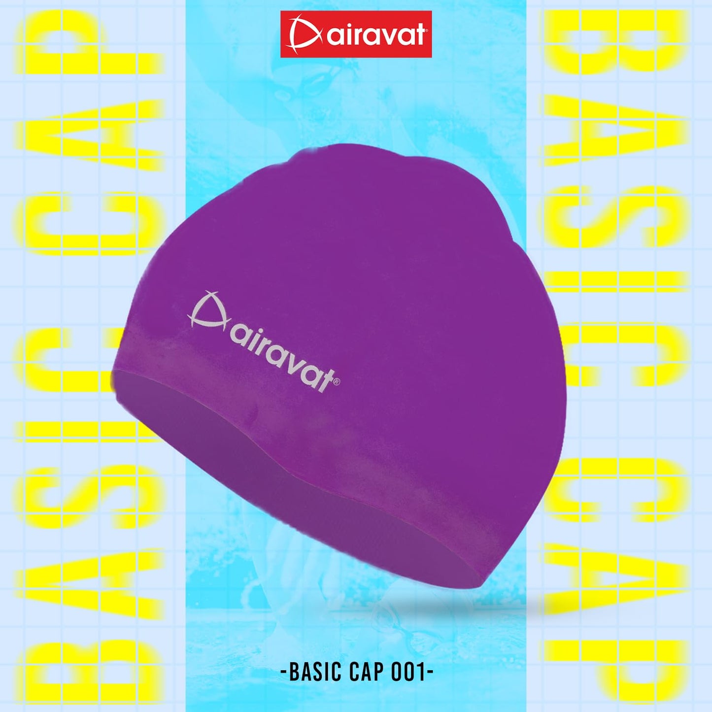 AIRAVAT BASIC SWIMMING CAP-001