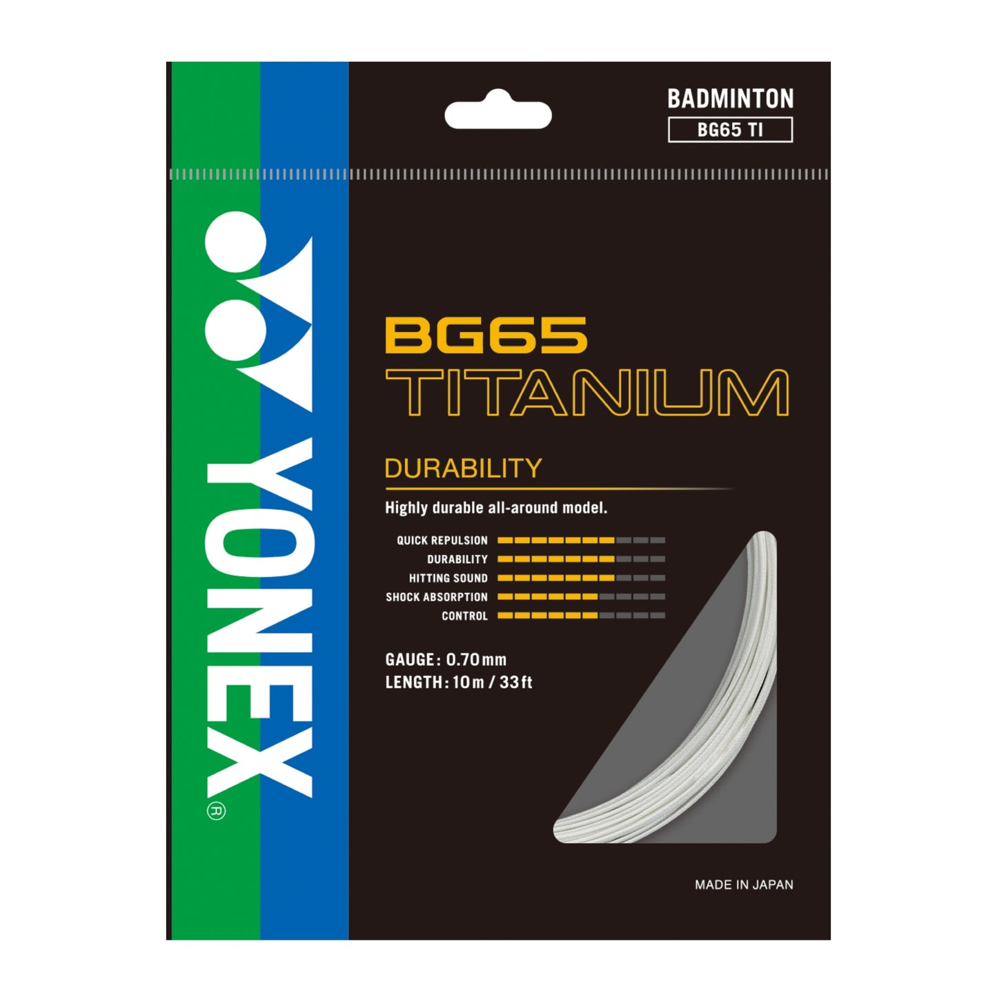 YONEX BG65 TITANIUM BADMINTON STRING