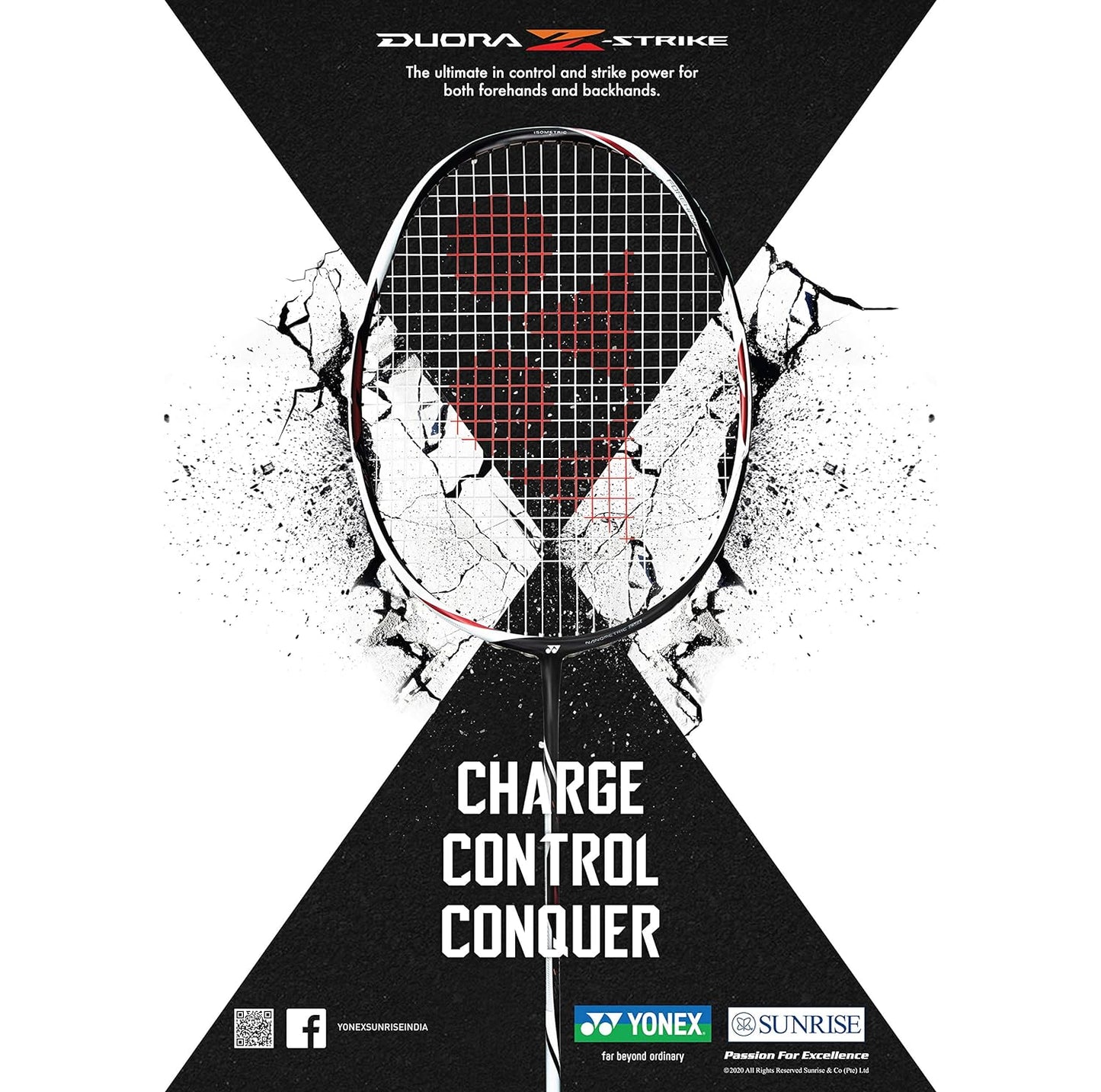 YONEX DUORA Z STRIKE BADMINTON RACQUET