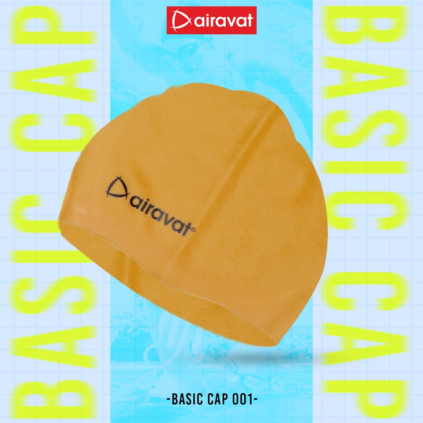 AIRAVAT BASIC SWIMMING CAP-001