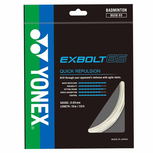 YONEX BG EXBOLT 65 BADMINTON STRING