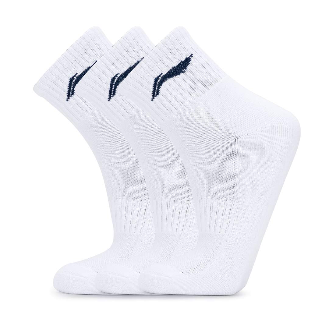 Lining AWLS179-T Cushioned Quarter Socks 3 Pairs