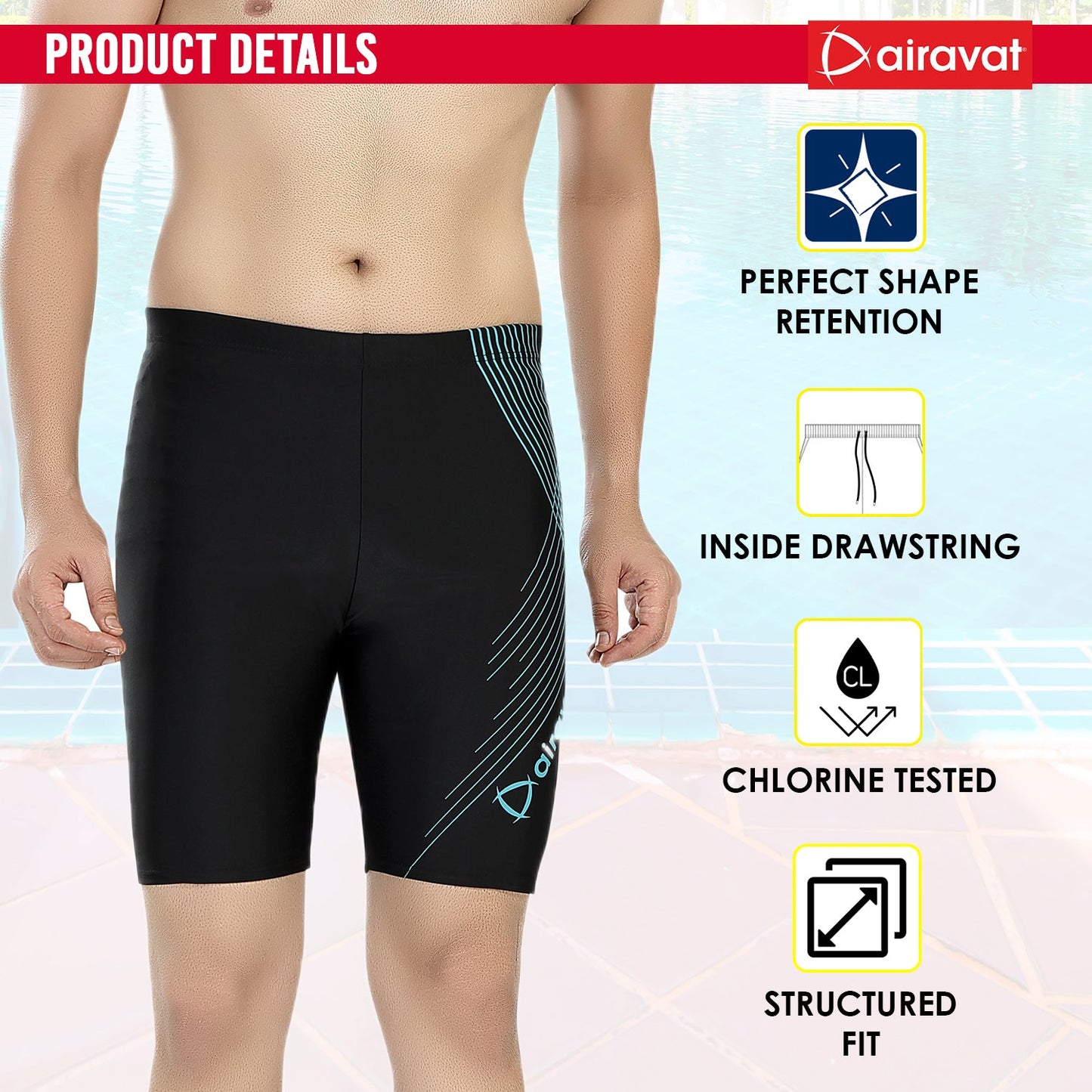 Airavat Surf 1505 Men's Swimming Jammer