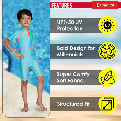 Airavat 1506 Children Swim Wear Half Body