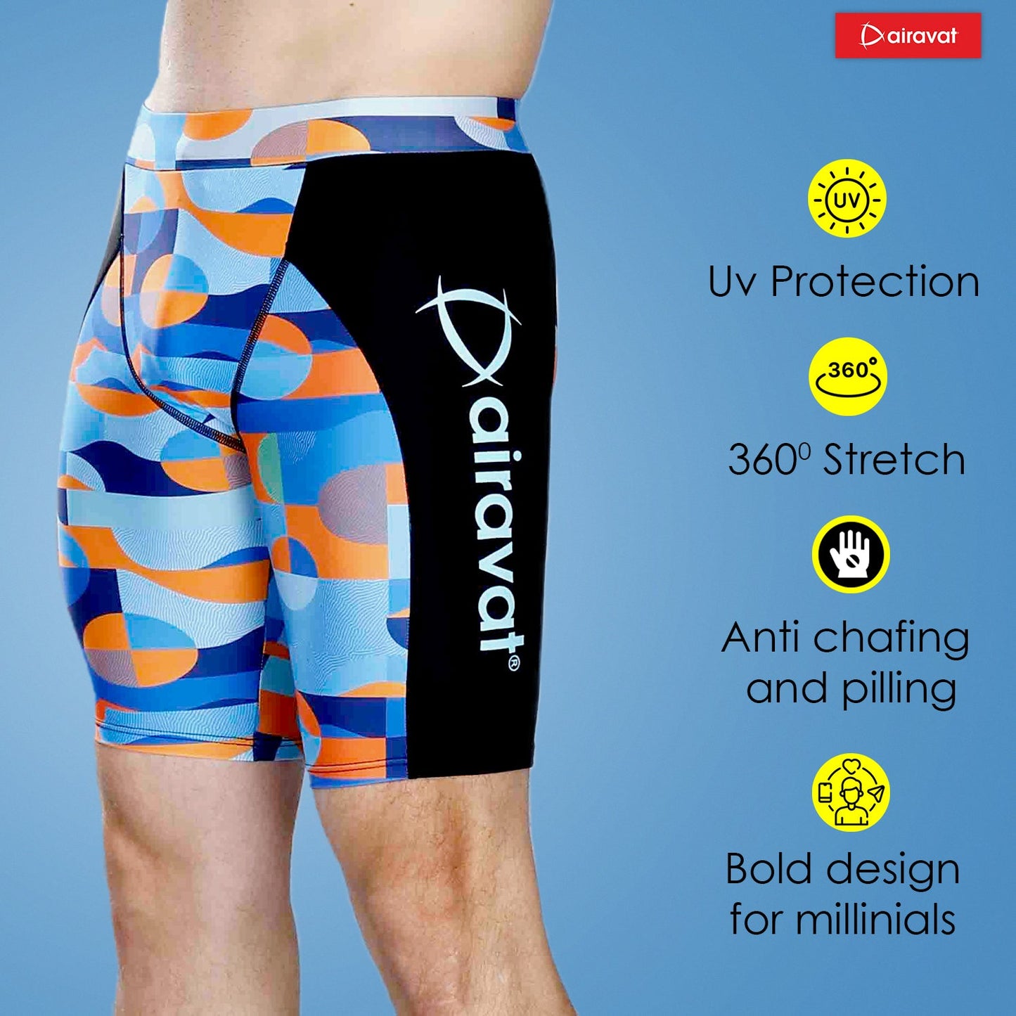 Airavat ORCA 1511 Men's Swimming Jammer