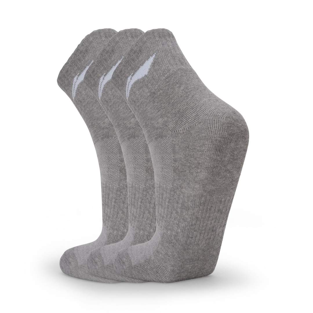 Lining AWLS179-T Cushioned Quarter Socks 3 Pairs